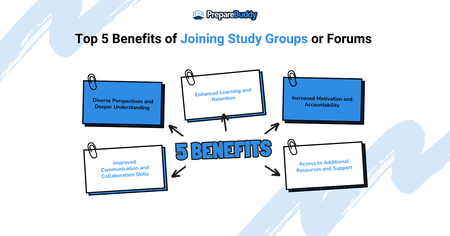 benefits of Join Study Groups or Forums
