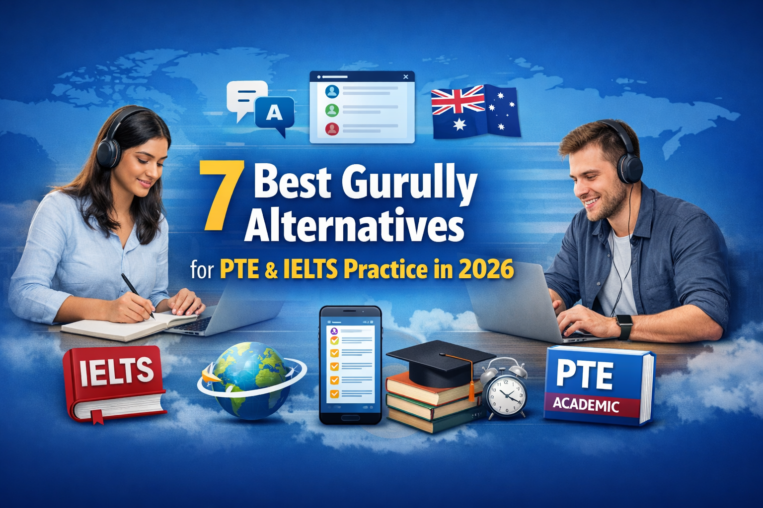 7 Best Gurully Alternatives for PTE and IELTS Practice 2026 - Platform Comparison