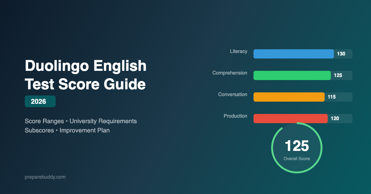 DET Score Guide 2026: What You Need