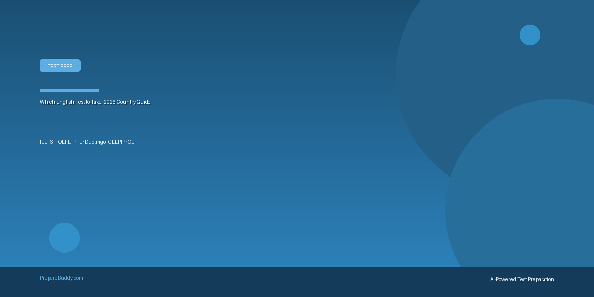 Which English test to take for your study abroad country: 2026 country-by-country guide