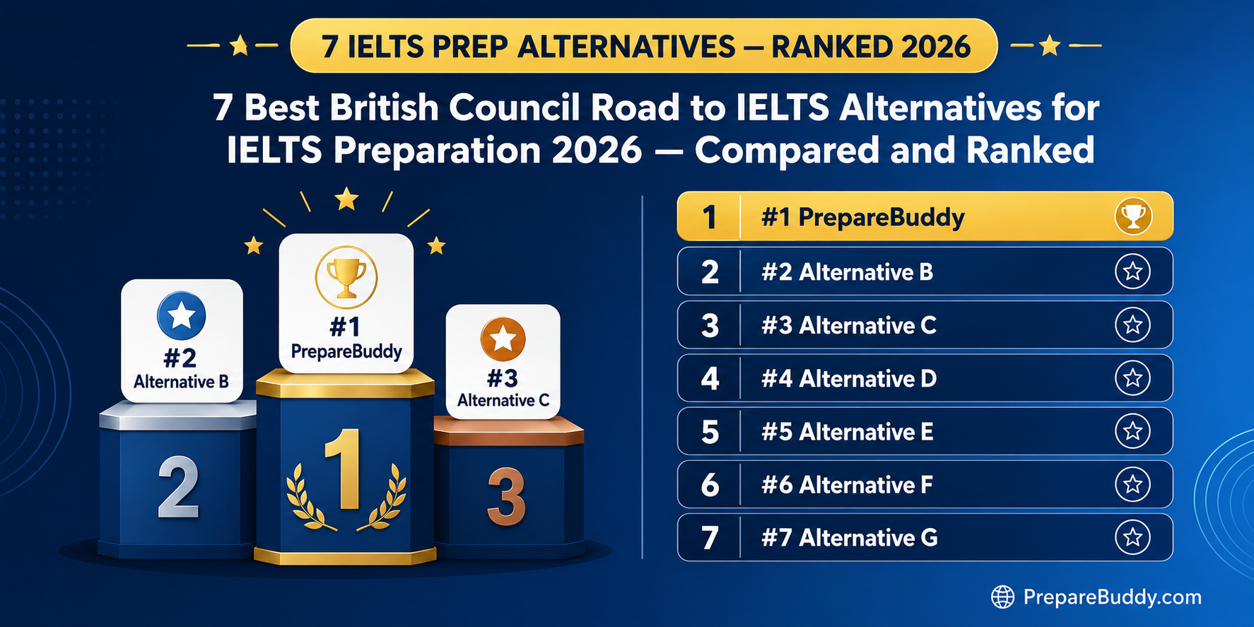 7 Best British Council Road to IELTS Alternatives for IELTS Preparation in 2026 — Comparison Chart